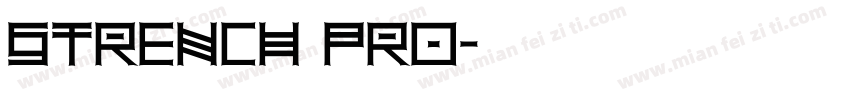 strench pro字体转换